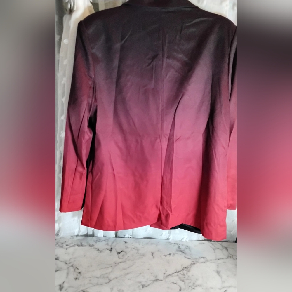 Black and Red Ombre‎ Women's Blazer.NWT - Picture 5 of 7